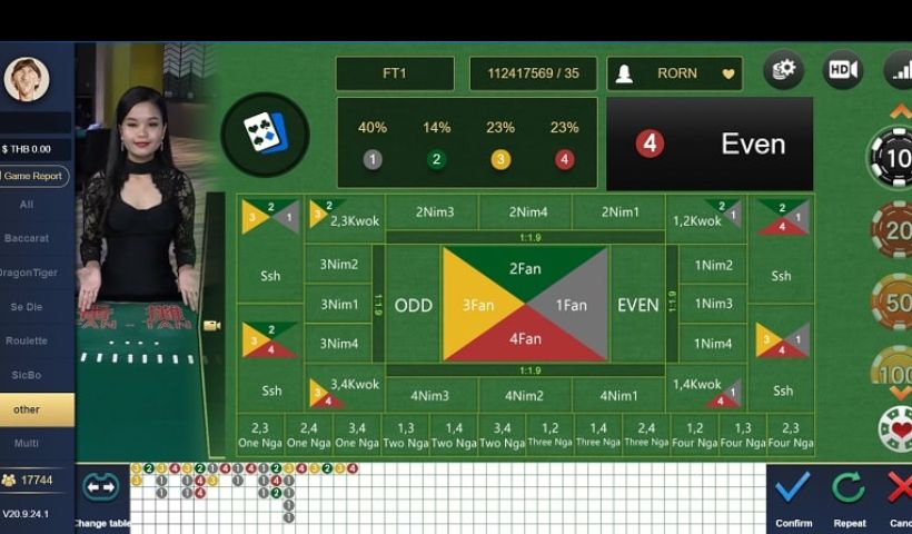 Quy trình đặt cược cùng Fantan tại 789Win